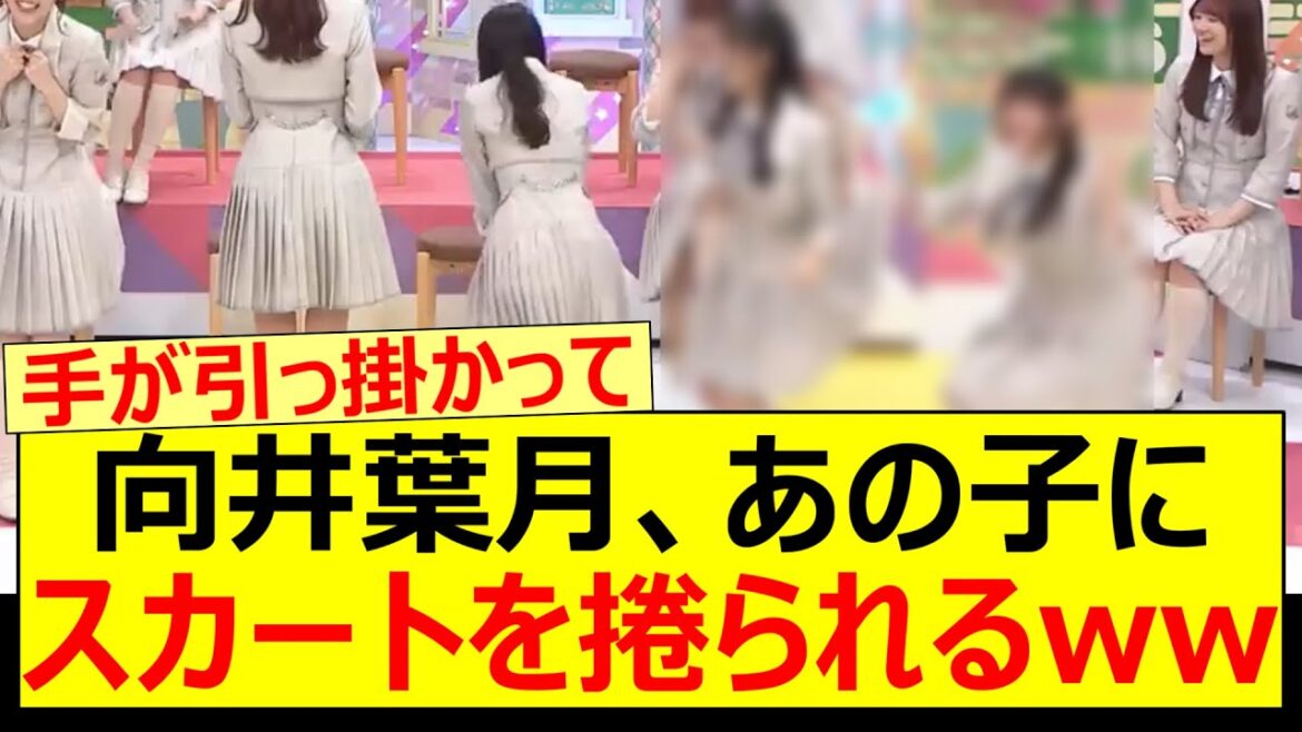 向井葉月、あの子にスカートを捲られるww【乃木坂46・伊藤理々杏・乃木坂配信中・乃木坂工事中】