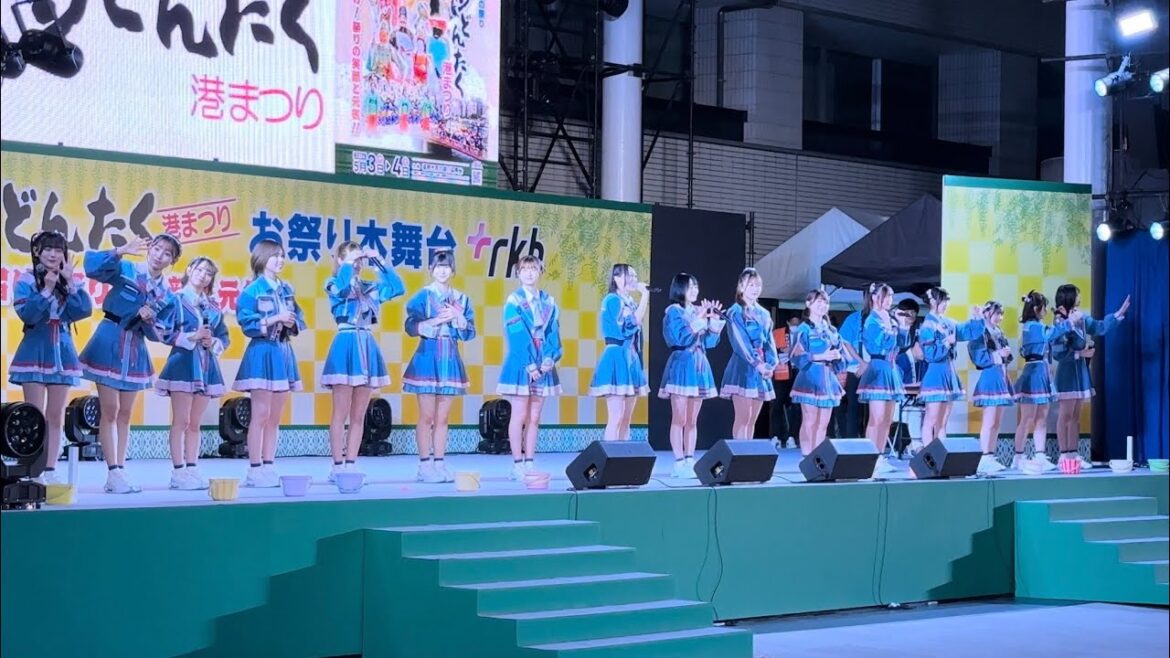 HKT48 博多どんたく2024 お祭り本舞台2024/05/03