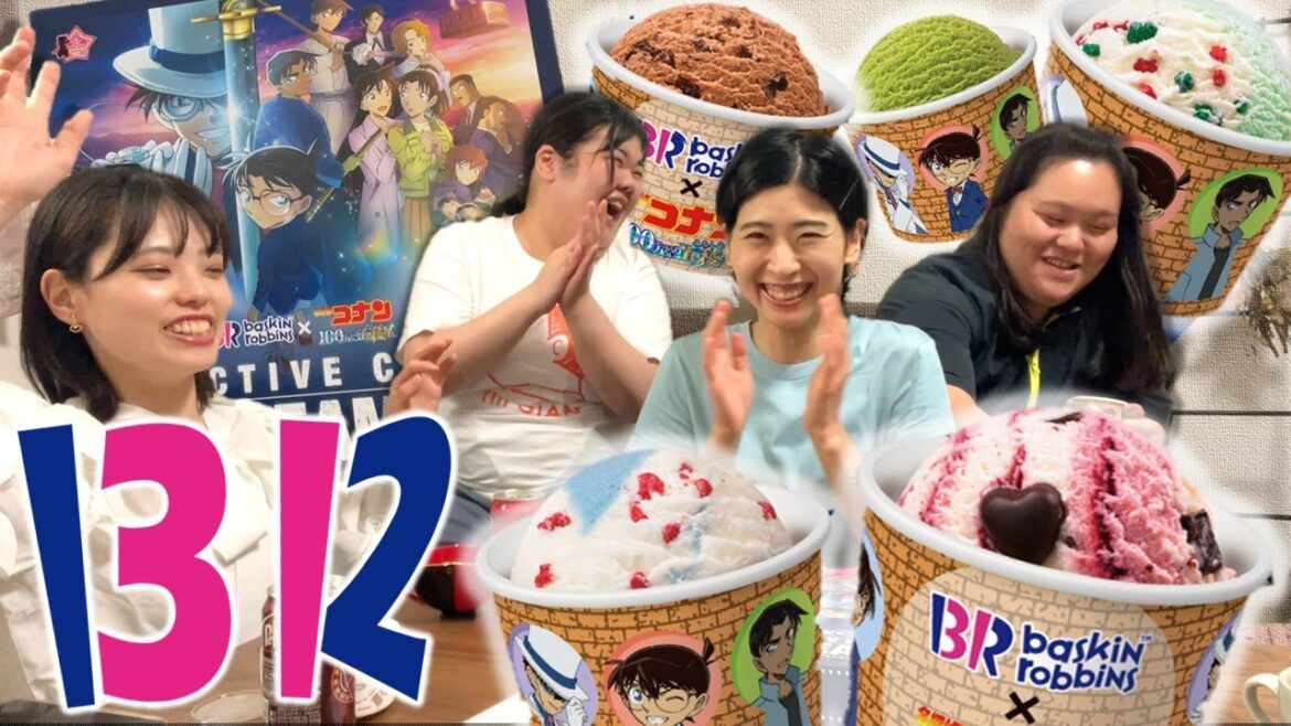 【31×コナンコラボ】真実はいつも一つ!アイスは一人二つ!【酒寄さんお誕生日会2024!デザート編】
