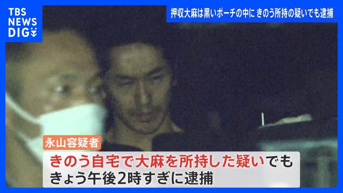 俳優の永山絢斗容疑者を大麻所持容疑で再逮捕 ラップに包まれた状態で…自宅から大麻約1グラム押収|TBS NEWS DIG
