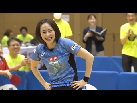 元卓球日本代表の石川佳純さんが卓球教室で指導!「私もあんな風になりたい」【新潟・新発田市】 (24/05/25 18:37)