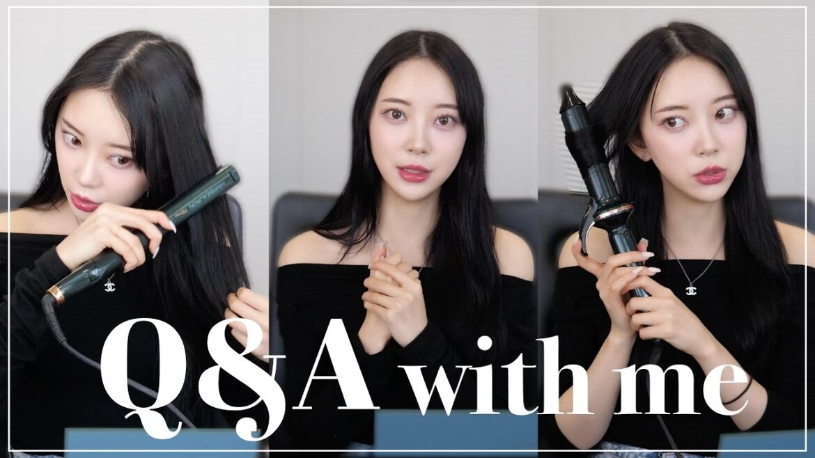 💇🏻♀️髪を巻きながらお悩み相談、質問に答えます💇🏻♀️🎧🖤骨格顔タイプ悩み/恋愛/人の目が気になる/愛用シャンプー