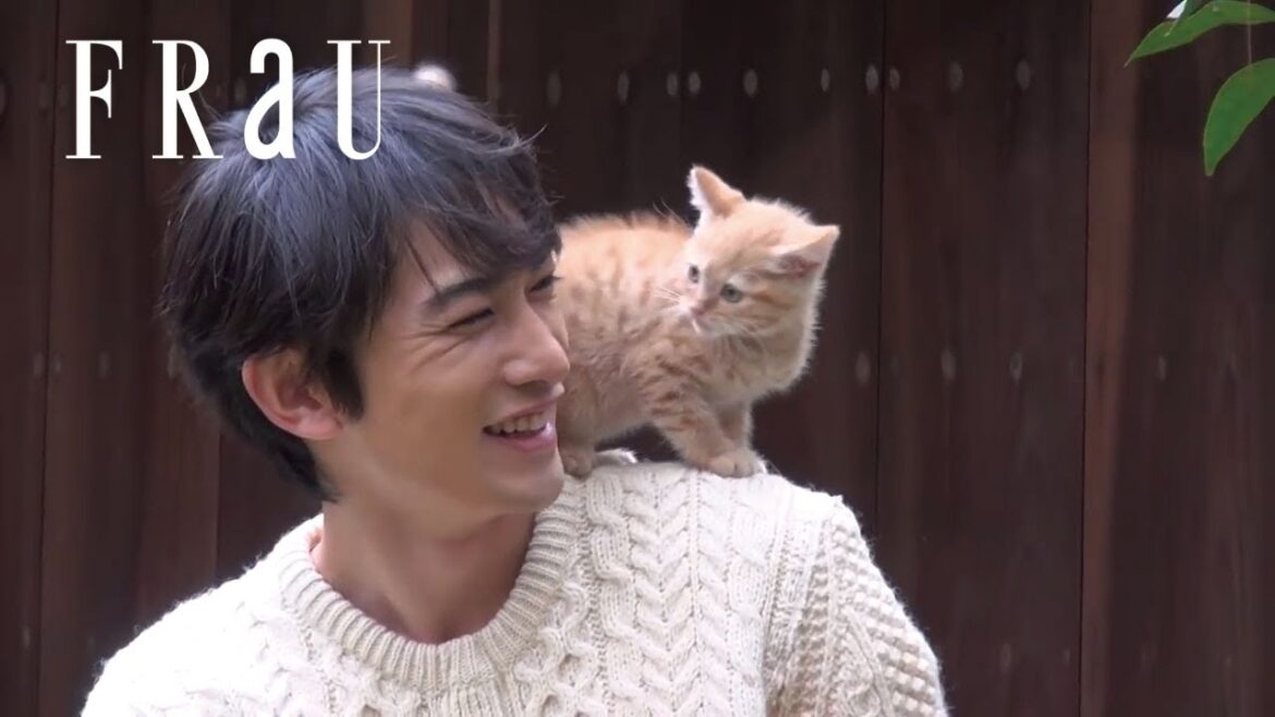 「町田啓太と仔猫」 写真家・梅佳代が撮影!