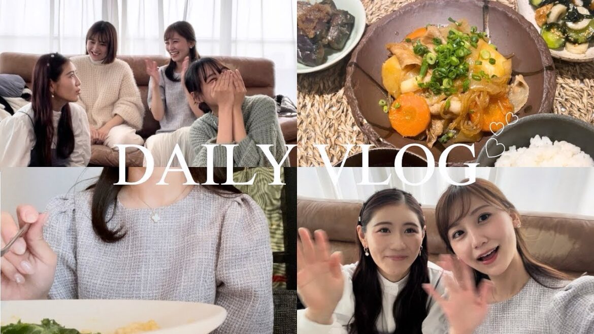 【vlog】とある1日の記録🫶🏻💐✨ランチミーティング/14期会/おうちごはん