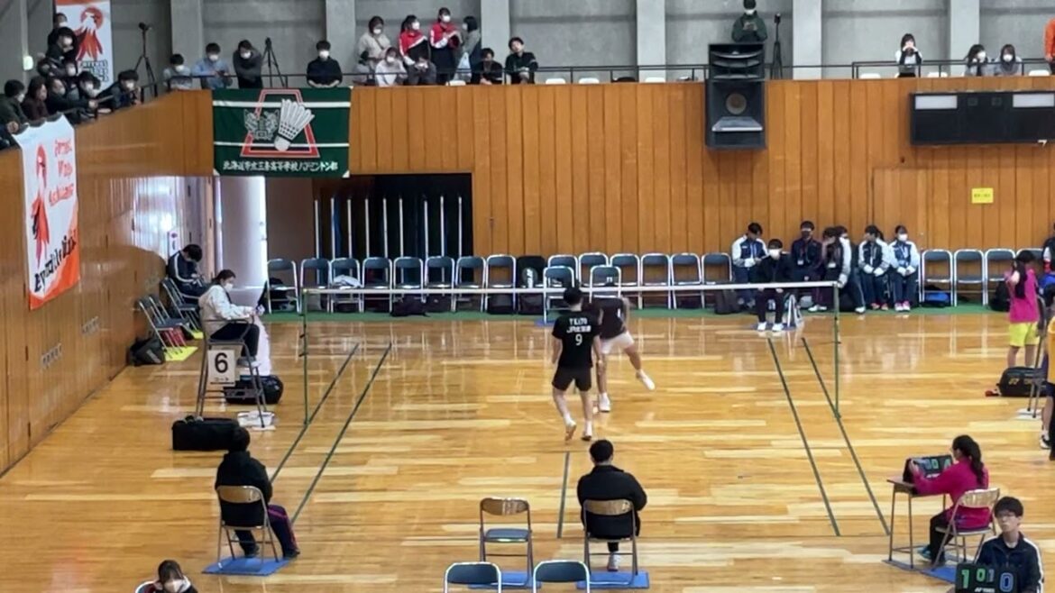 JR北海道 加藤太基 vs 北翔大学 2023年 特別国民体育大会バドミントン競技北海道予選会 兼 令和5年北海道体育大会バドミントン競技会 男子シングルス