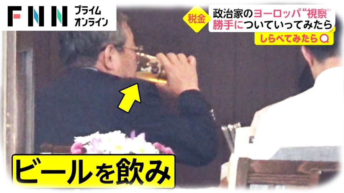 税金を使った海外視察に勝手についていってみた【追跡スクープ】【しらべてみたら】