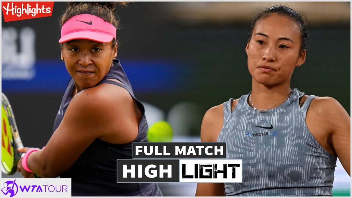 Naomi Osaka ( 大坂 なおみ ) vs Qinwen Zheng ( 郑钦文 ) Full Match Highlights – WTA German Open 2024