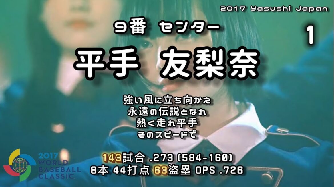 【パクリスペクト】2017年度 康JAPAN 1-9