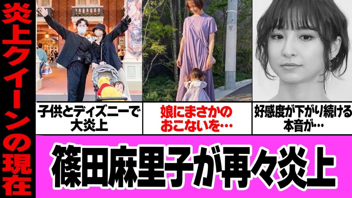 篠田麻里子が子供を使ってさらに再炎上…ディズニーでまさかのアクションを起こし言葉を失う…!【AKB48・アイドル】