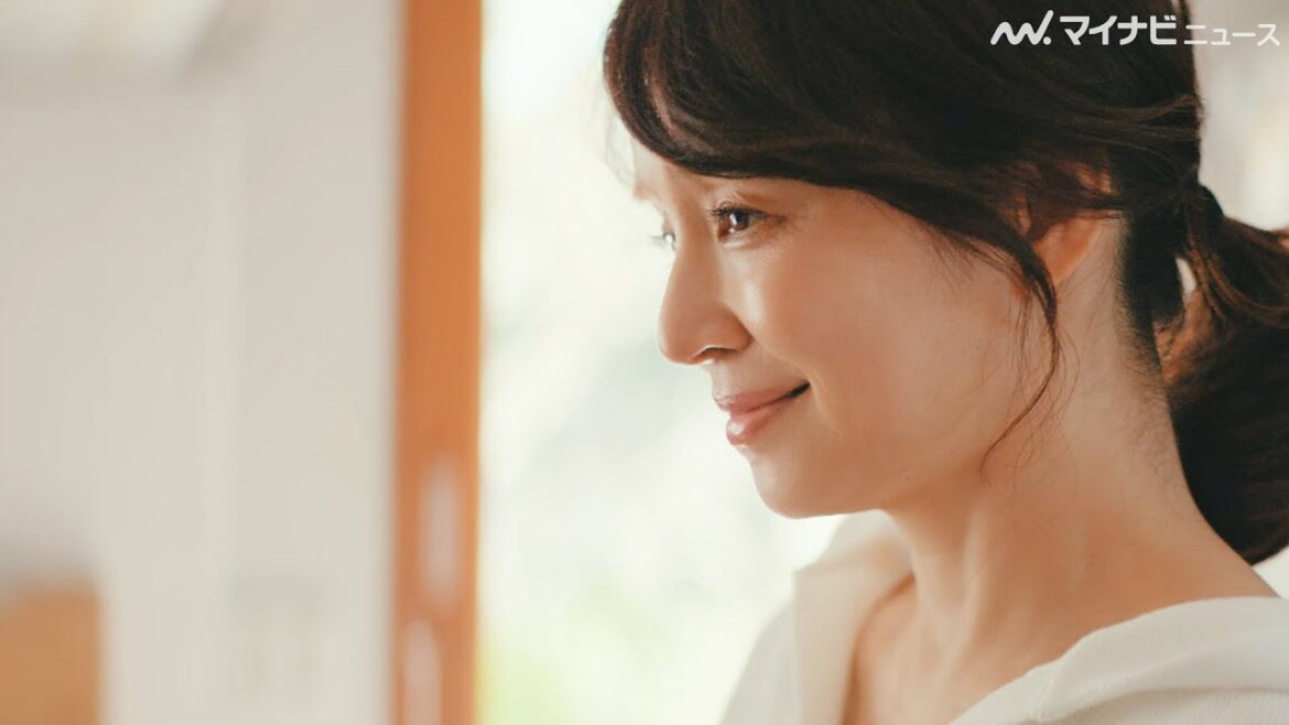 石田ゆり子、“息子”を見つめる優しい眼差しが印象的!まったりとした空気が流れる 富士通ゼネラル新CM公開
