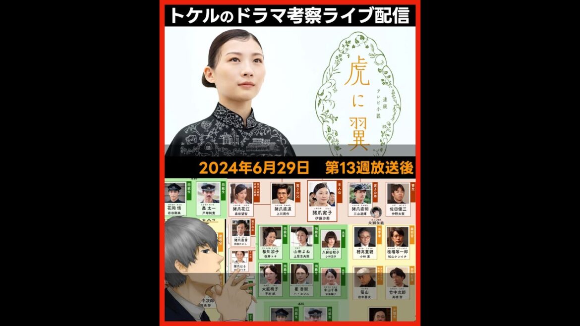 【虎に翼】第13週放送直後ドラマ考察感想ライブ配信 NHK朝ドラ 虎と翼