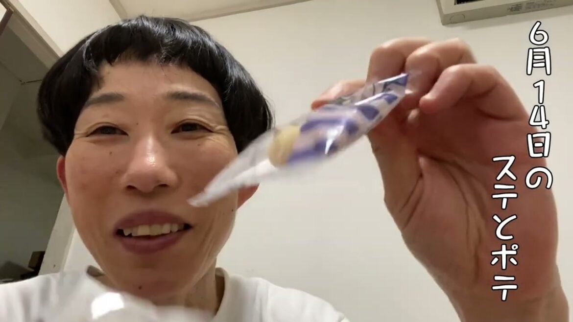 【44歳独身女芸人】6月13日と6月14日のステテコとポテ太郎 #牧野ステテコ #プリン #クッキー