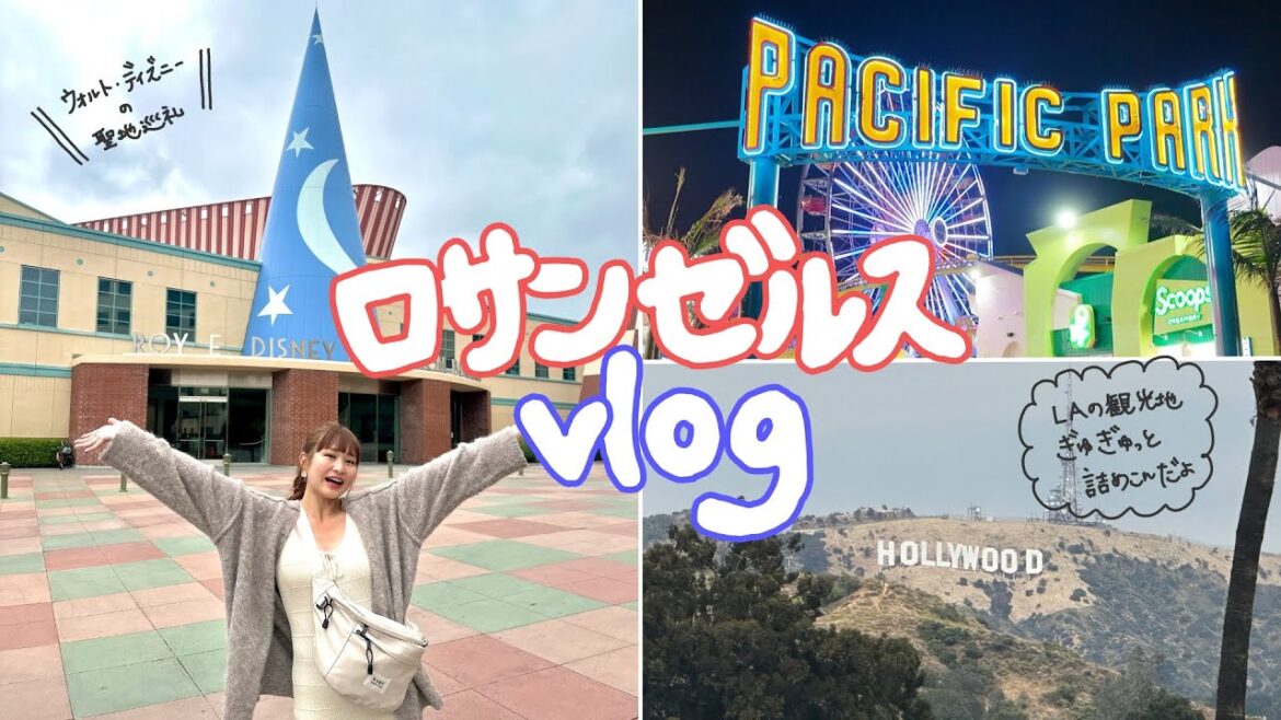 trip vlog|LA🇺🇸1日でこんなに周れた!