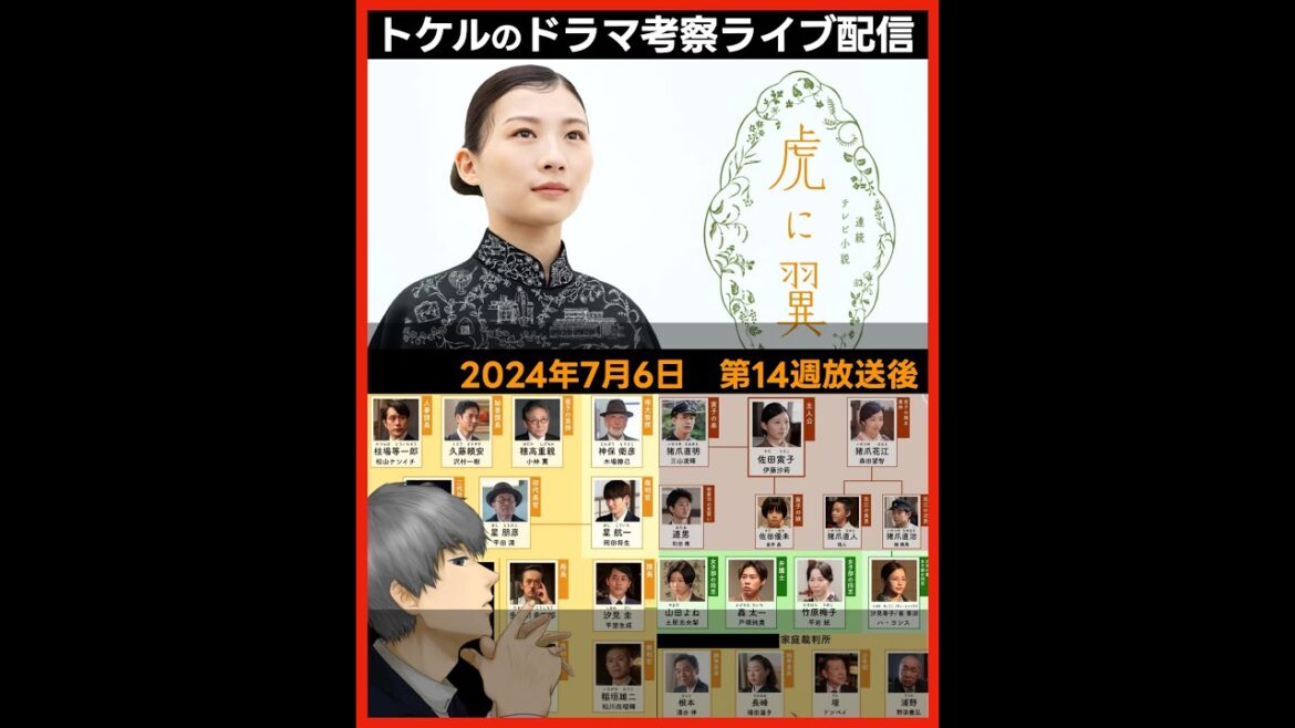 【虎に翼】第14週放送直後ドラマ考察感想ライブ配信 NHK朝ドラ 虎と翼