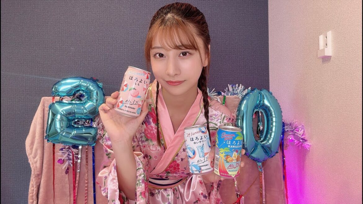 花魁コスプレしてたくさんお酒飲みます🍷