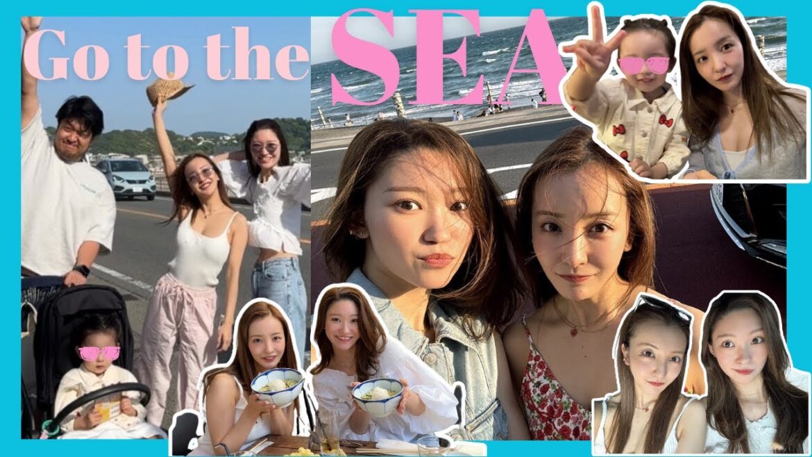【休日】私の愛する湘南で義妹みみと1番美味しいお蕎麦を食べたり、海で撮影したり🌞🐚夏を感じた1日🧜🏽♀️🌴【vlog】