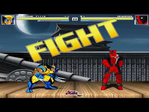 WOLVERINE VS DEADPOOL 💥 #WOLVERINE #MARVEL #DEADPOO 💥 MULLER ARCADE FIGHTS