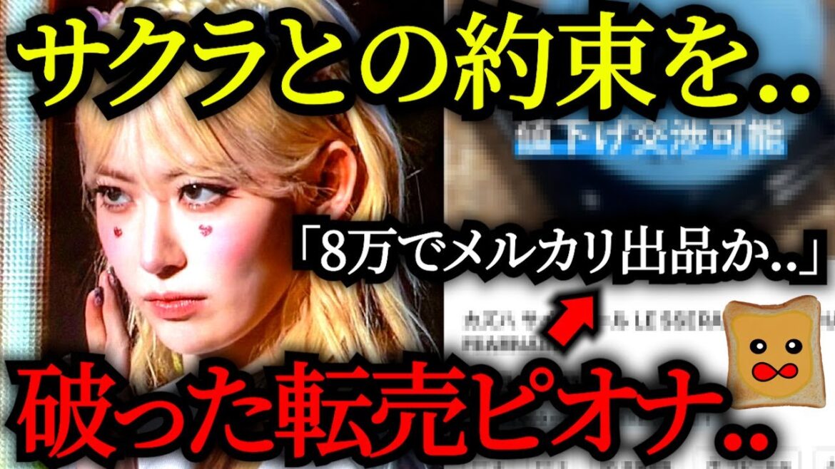 サクラを裏切った転売ヤーへ【LE SSERAFIM】