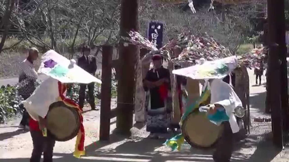 佐賀白髭神社の田楽 その1