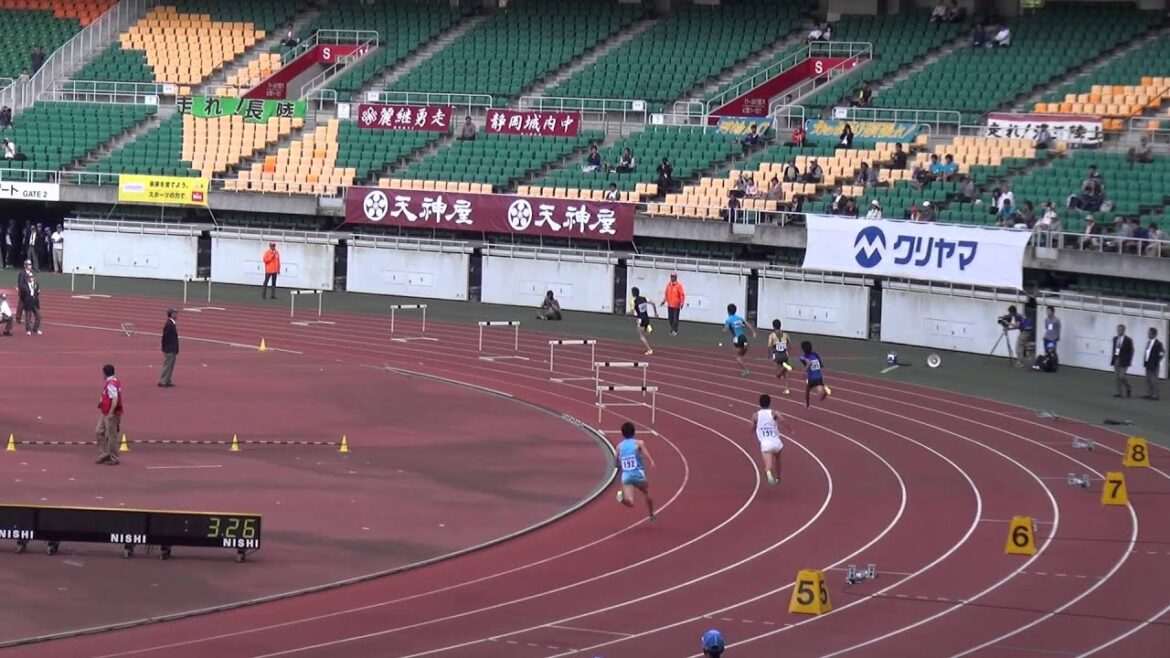2015Shizuoka Int’l Meet Men400mH race2 Yuki MATSUSHITA49.78松下祐樹