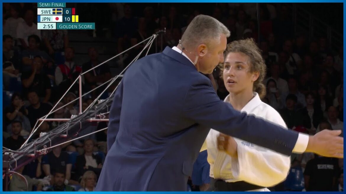 【柔道女子】角田夏実 反則勝ちで決勝進出 銀メダル以上確定!バブルファス納得いかず|パリオリンピック 柔道女子48キロ級準決勝