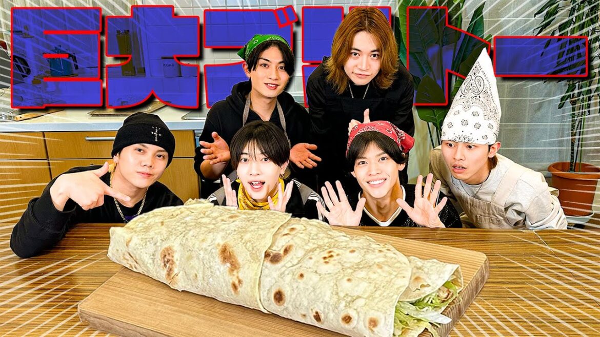 7 MEN 侍【巨大料理シリーズ最高傑作の誕生です!】こんな美味しいブリトー食べたことない!!