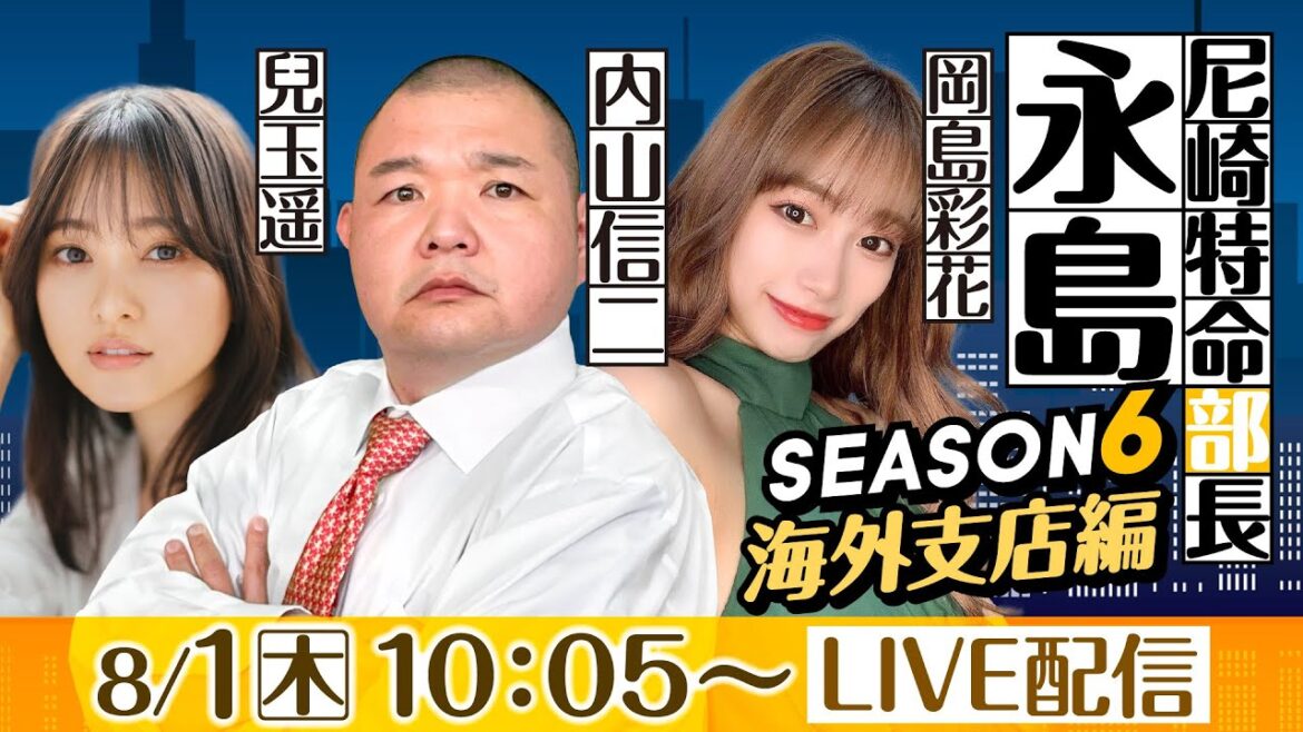 尼崎特命部長 永島 SEASON6 海外支店編 第45話 【マクール杯~インプールをぶち破れ!まくってちょ~うだい!!~/4日目】内山信二&岡島彩花&兒玉遥