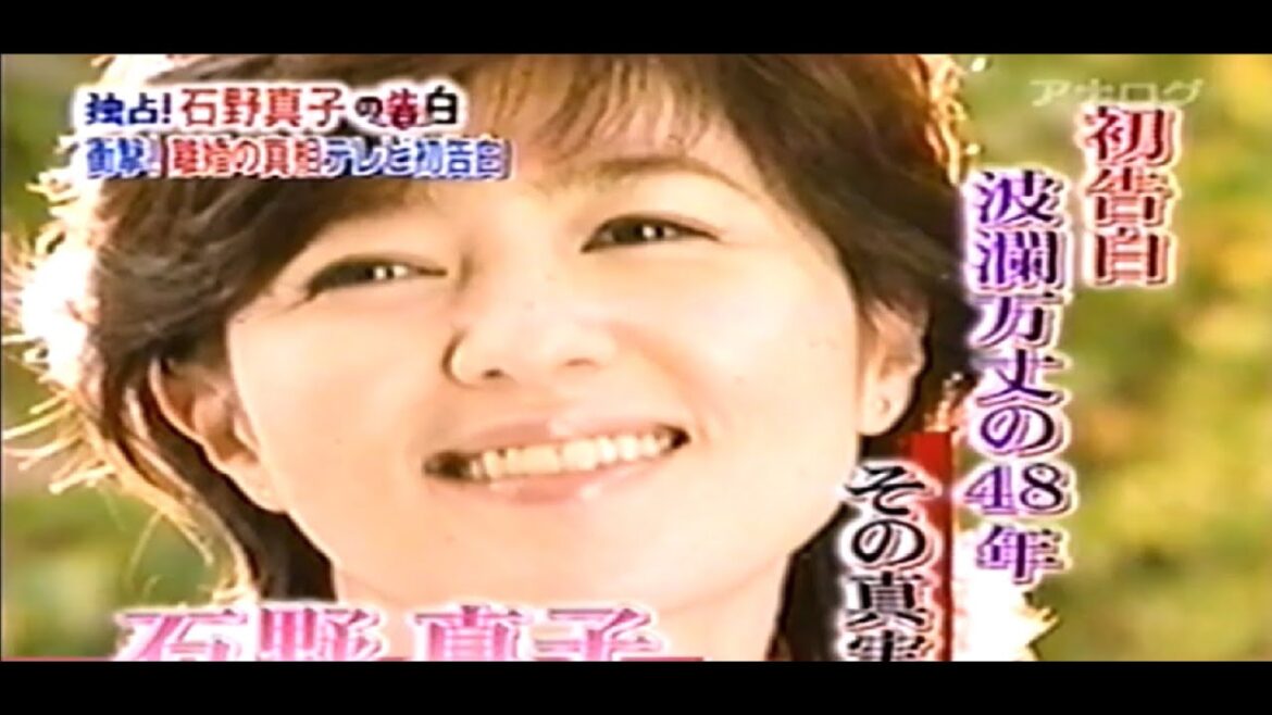 石野 真子 波乱万丈の48年 離婚の真相 その真実!