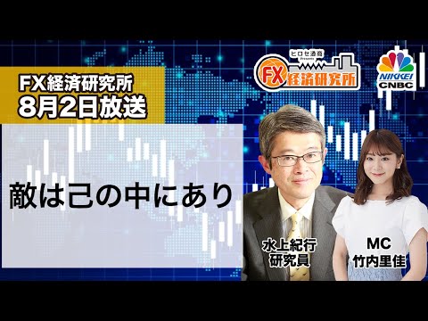 8月2日放送 『FX経済研究所』(敵は己の中にあり)日経CNBC