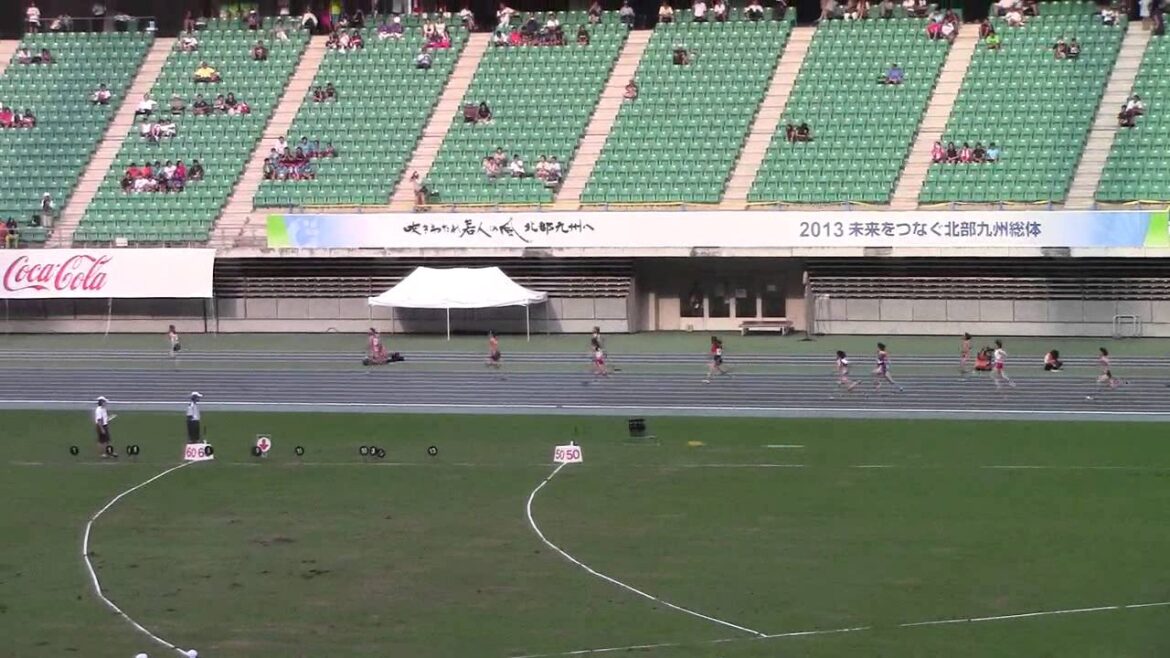 2013 北部九州総体 女子4x100mR 予選3