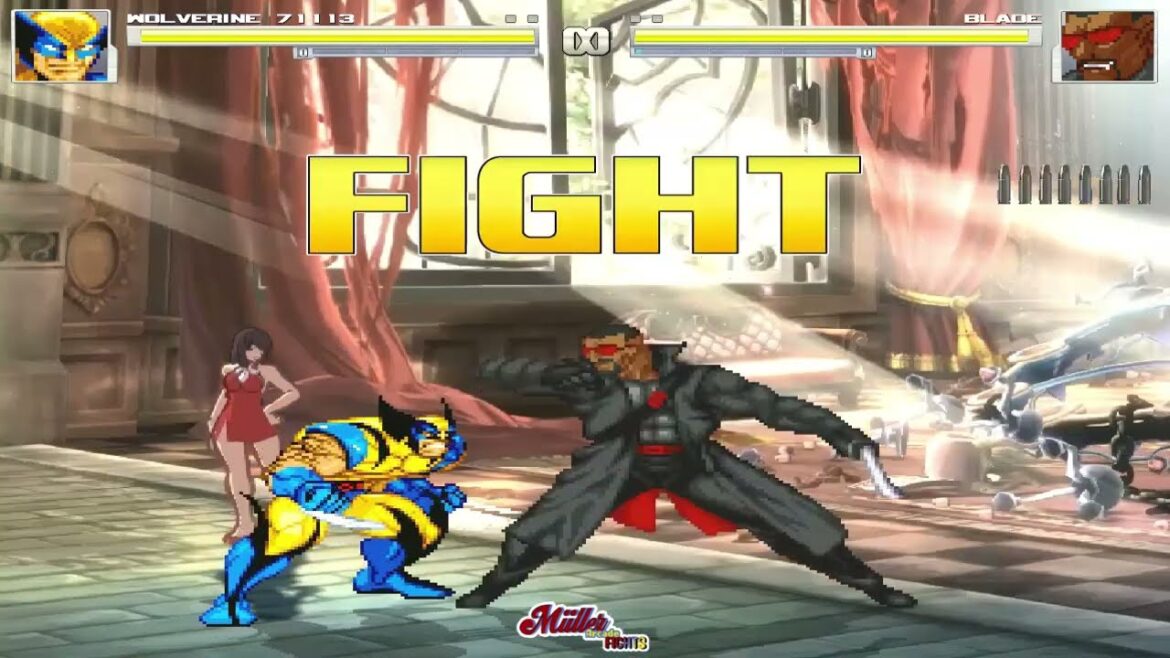 Epic Showdown: Wolverine vs. Blade! 💥 #DeadpoolVsWolverine 💥 #Marvel 💥#EpicBattle