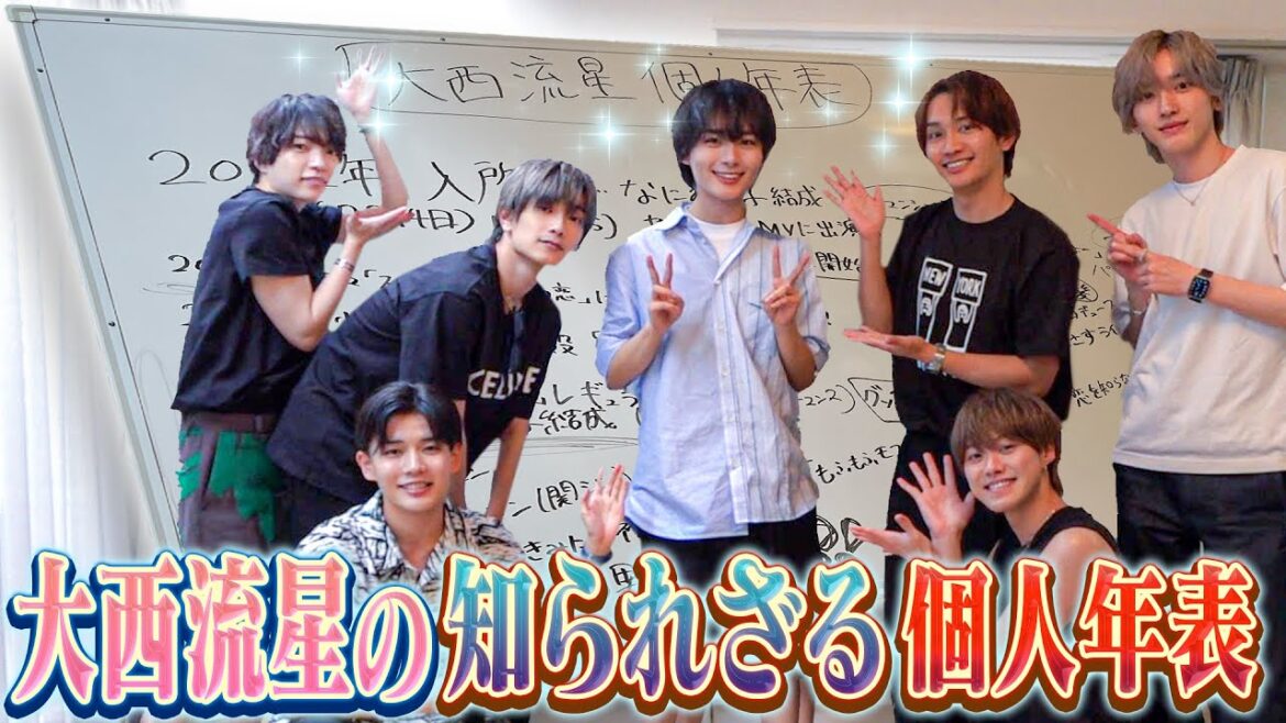なにわ男子【大西流星の人生年表】入所時のチャンピオン伝説からなにわ皇子…全部語ります‼️