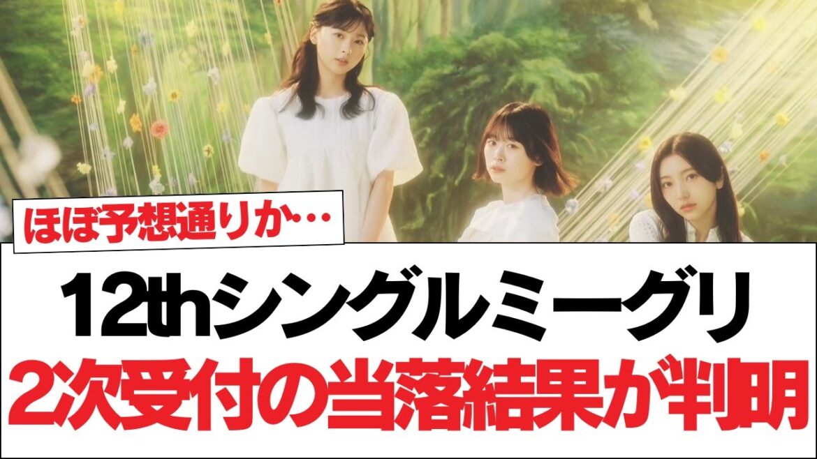 【日向坂で会いましょう】2次完売メンバー、ほぼ予想通りか… 12thシングルミーグリ2次受付の当落結果が判明#日向坂46 #日向坂で会いましょう #乃木坂46 #櫻坂46