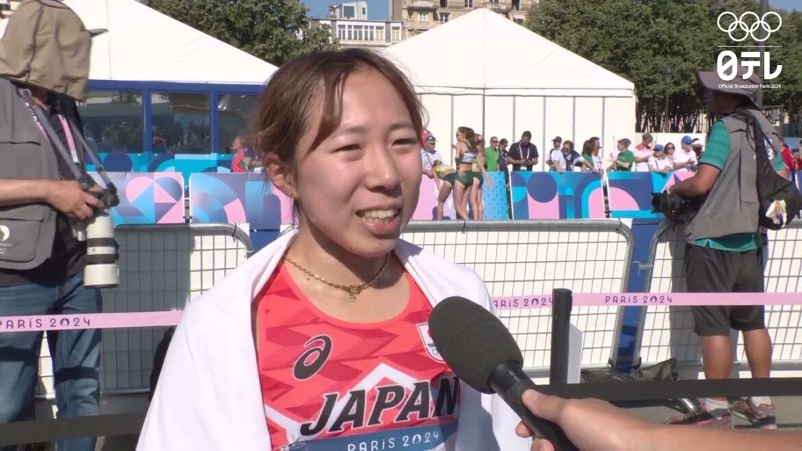 【陸上女子マラソン】「必死についていきました」6位入賞 鈴木優花インタビュー|パリオリンピック™