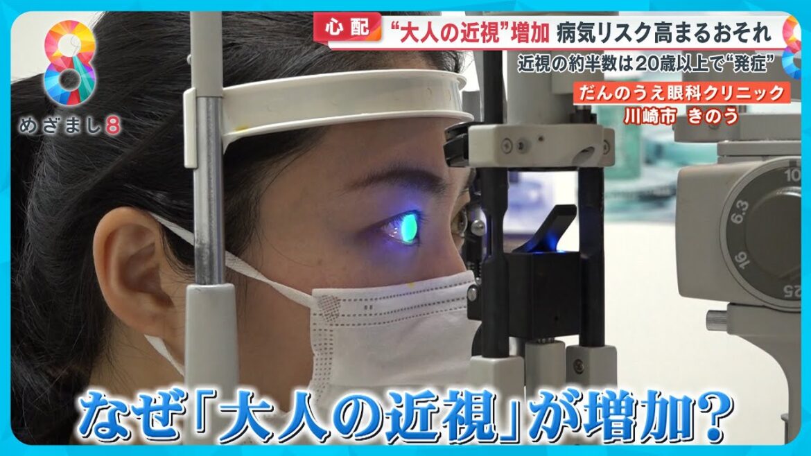 【猛暑が原因?】増加する“大人の近視”どう防ぐ? 失明や認知症リスク高まるおそれも…【めざまし8ニュース】
