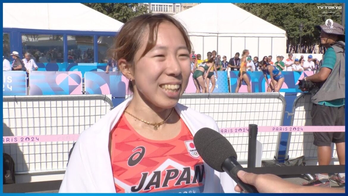 【インタビュー】鈴木優花 自己ベスト更新で6位入賞「メダルを獲得できるところまでいきたい」|パリオリンピック 女子マラソン