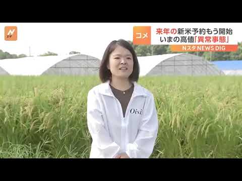 コメ不足どこまで…早くも来年の新米予約開始