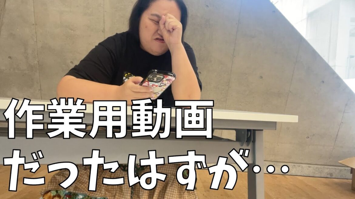 作業用動画ってわたしがちゃんと作業しないと作れないって知ったよ!