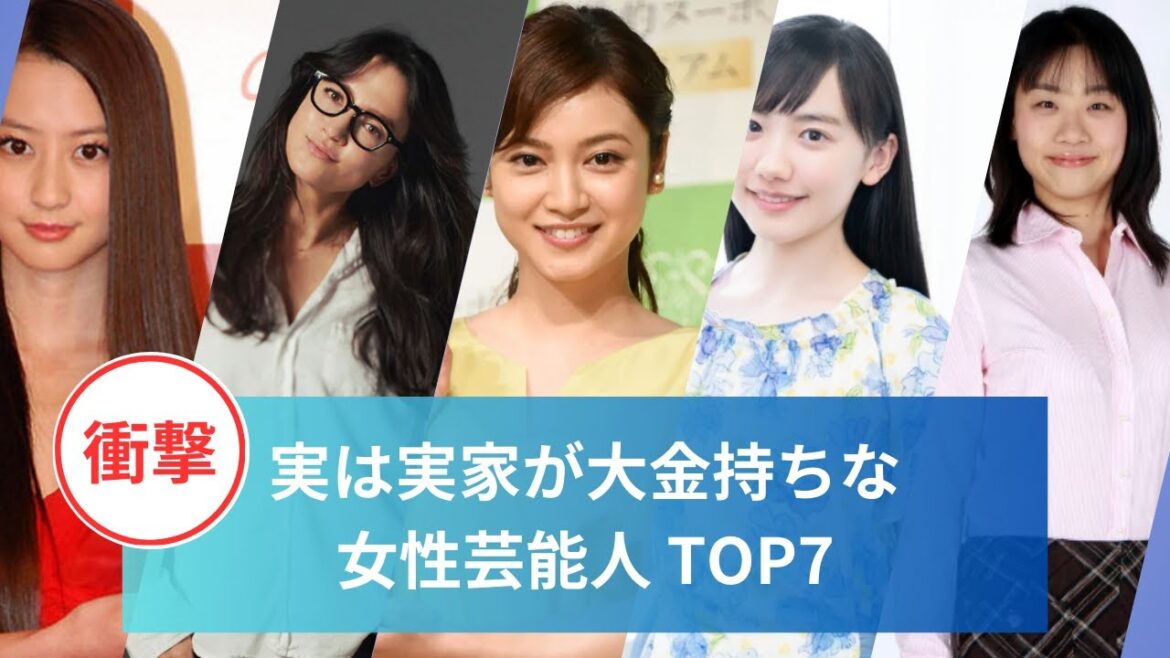 【総集編】実は実家が大金持ちな女性芸能人#芦田愛菜 #平愛梨 #河北麻友子