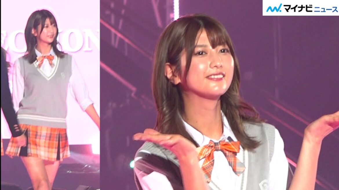 ABEMA瀧山あかねアナ、ミニスカ制服姿でランウェイ!今井アンジェリカは「それガーチャー?ほんまごめんやで」披露 『マイナビ TGC 2024 A/W』
