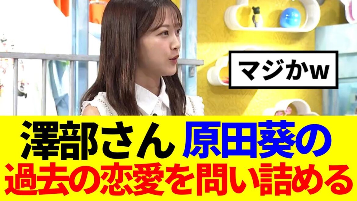 【ぽかぽか】澤部、櫻坂時代の原田葵の恋愛事情を問い詰めるwww