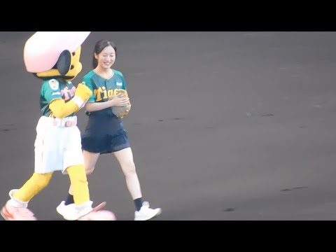 2024.7.19 川上千尋さん 始球式