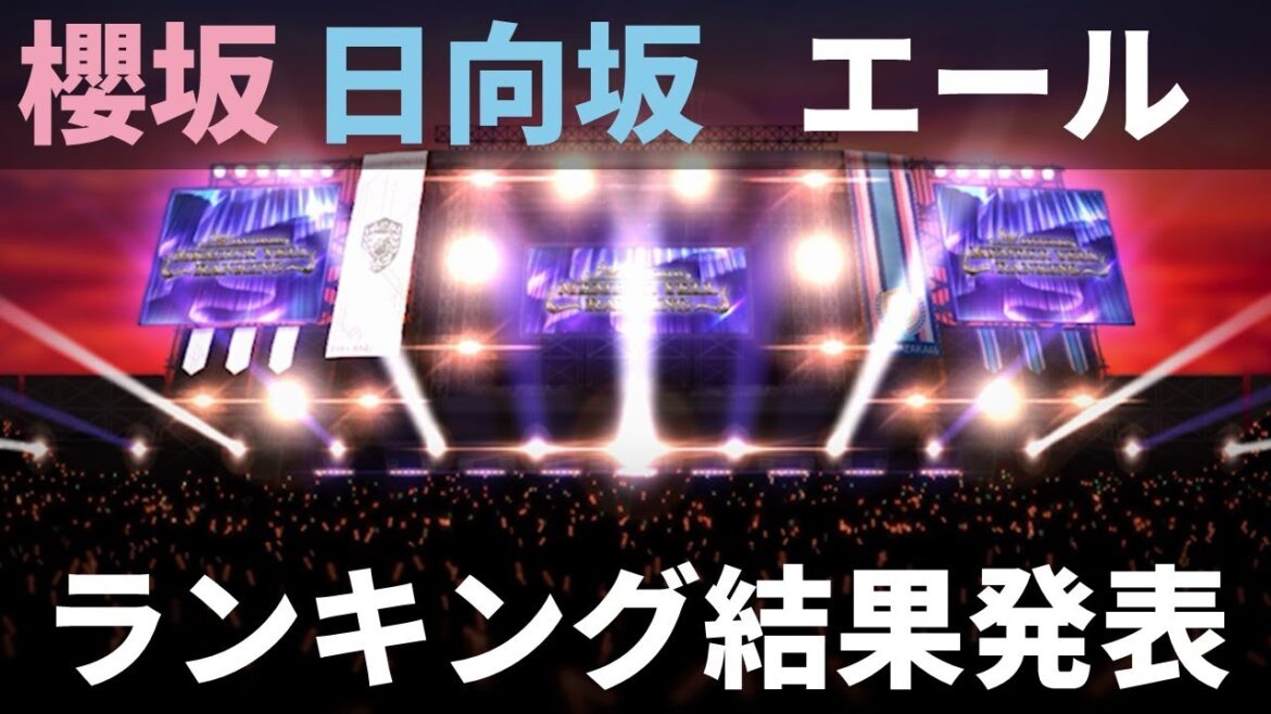 【ユニエア】櫻坂46・日向坂46(5thアニバーサリー):メンバーエールランキング(結果発表)【ユニゾンエアー】