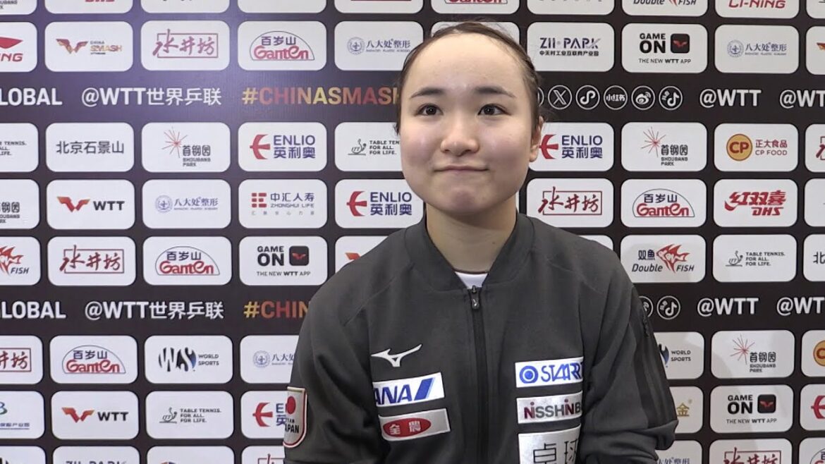 【インタビュー】伊藤美誠「中国の舞台で中国人選手とめちゃくちゃ戦いたい」|チャイナスマッシュ2024 女子シングルス1回戦