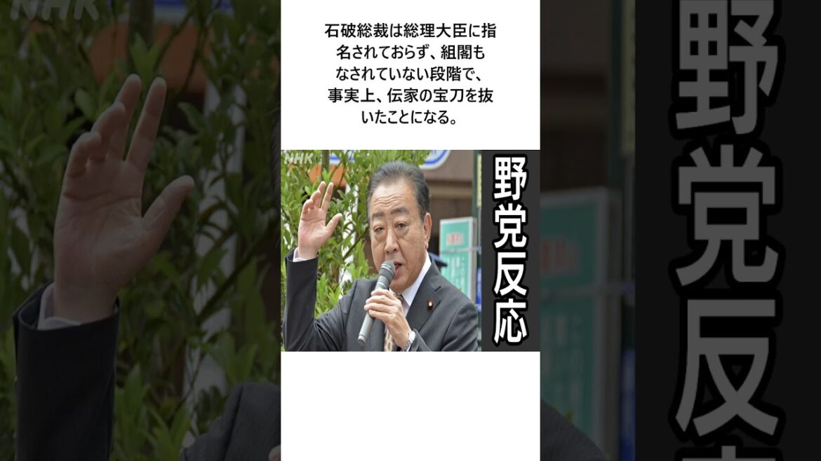 新内閣発足へ 野党各党は対決姿勢強めるに関する驚きの雑学 #エンタメ #Shorts