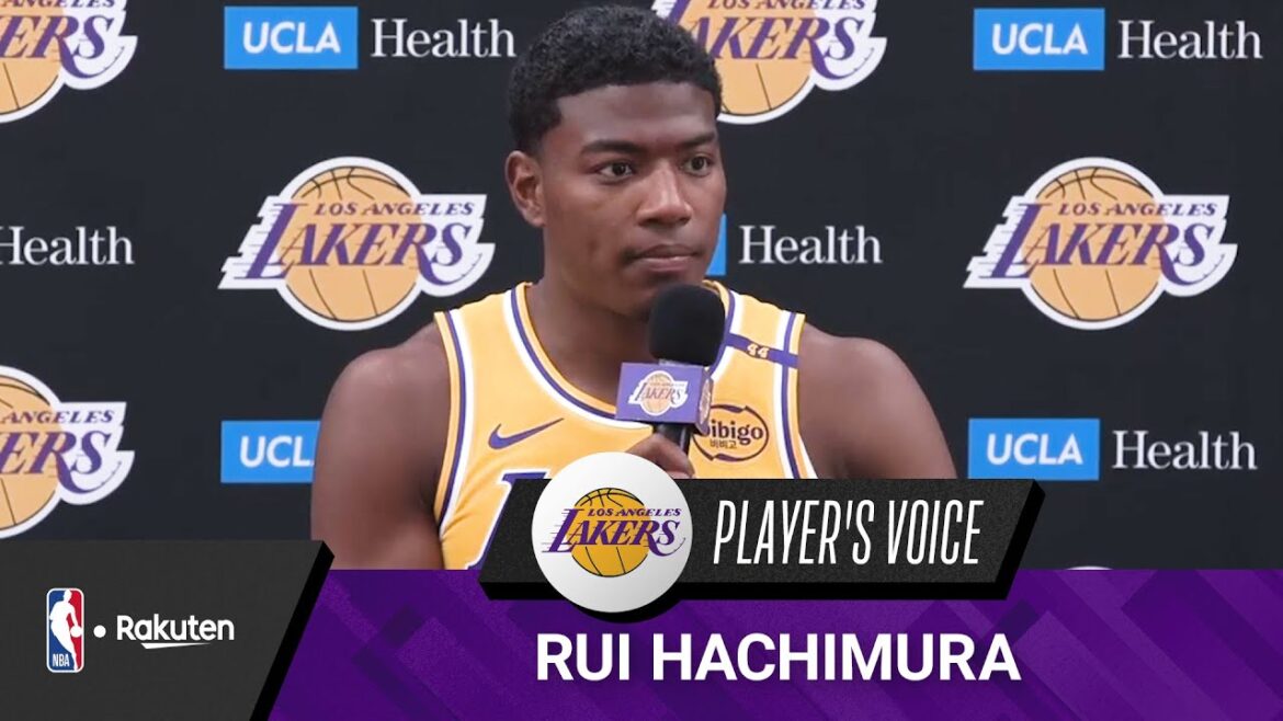【八村塁インタビュー】レイカーズ メディアデー(2024/10/1)|2024-25シーズン Player’s Voice【NBA Rakuten】