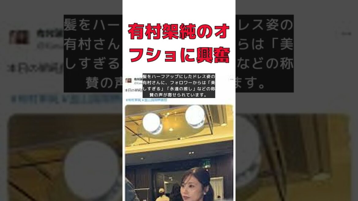 有村架純のオフショットにファン大興奮!なりたい顔ため息出る #short #有村架純 #オフショット #釜山国際映画祭 #美しすぎる #フォロワー