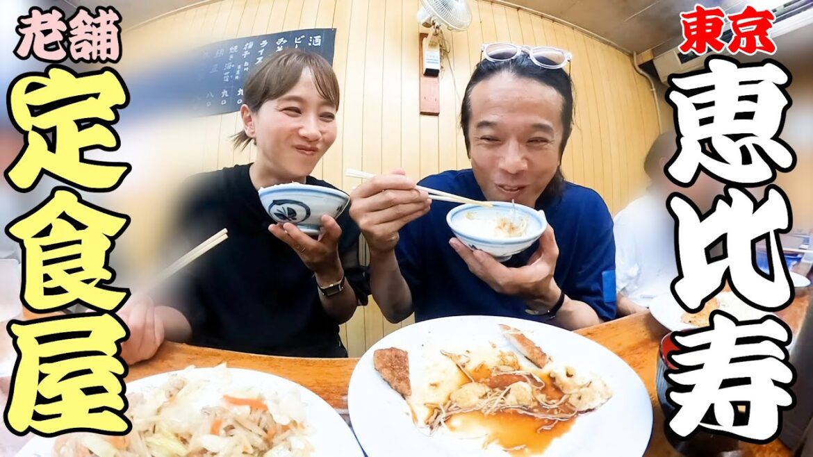 腹ペコミキティ、定食屋でガッツリ食べる。