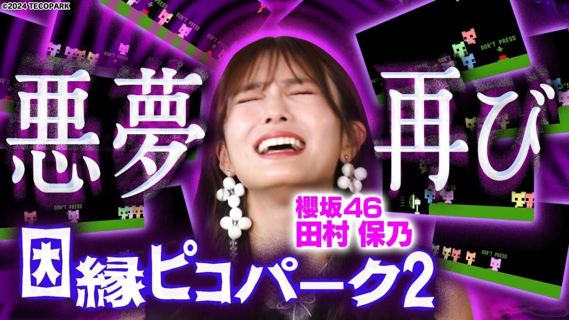 【田村保乃大苦戦!】総挑戦回数47回!無間地獄ピコパーク再び!?【ピコパーク2】