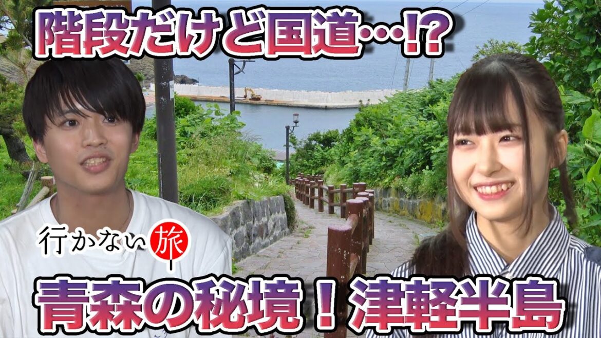 【おもしろ地理vs橋本陽菜】階段国道!? 青森の秘境!津軽半島【イ〜カJr.】